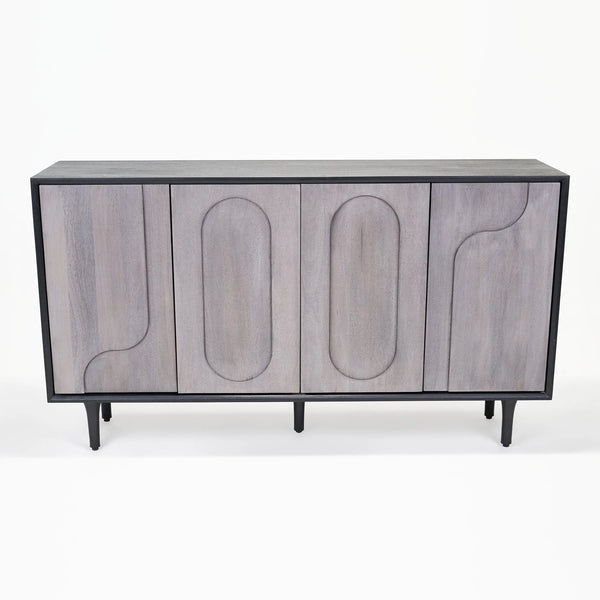 Roy Sideboard - Grey & Black