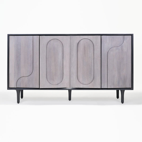 Roy Sideboard - Grey & Black