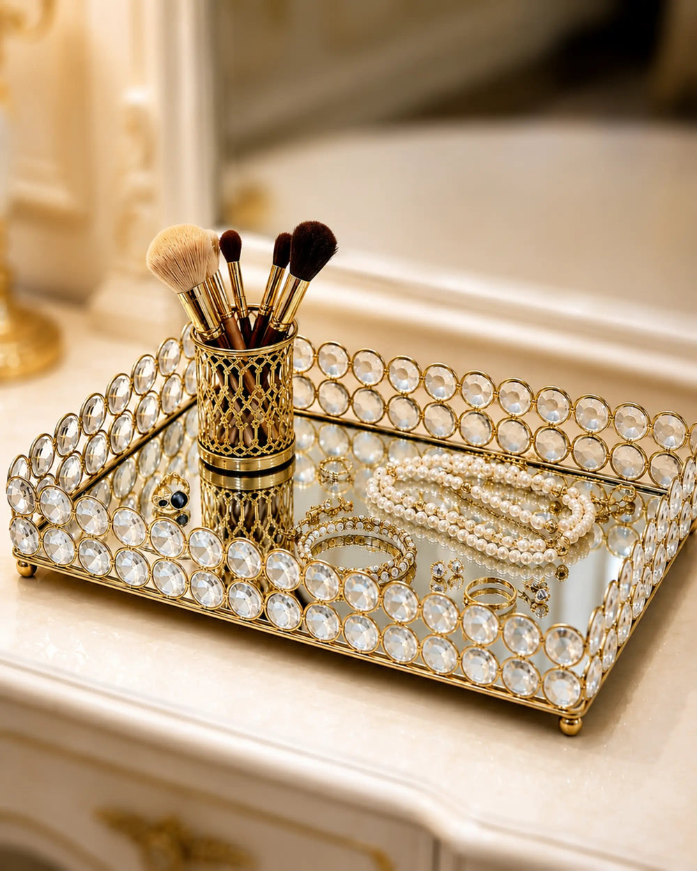 Luma Crystal Vanity Tray