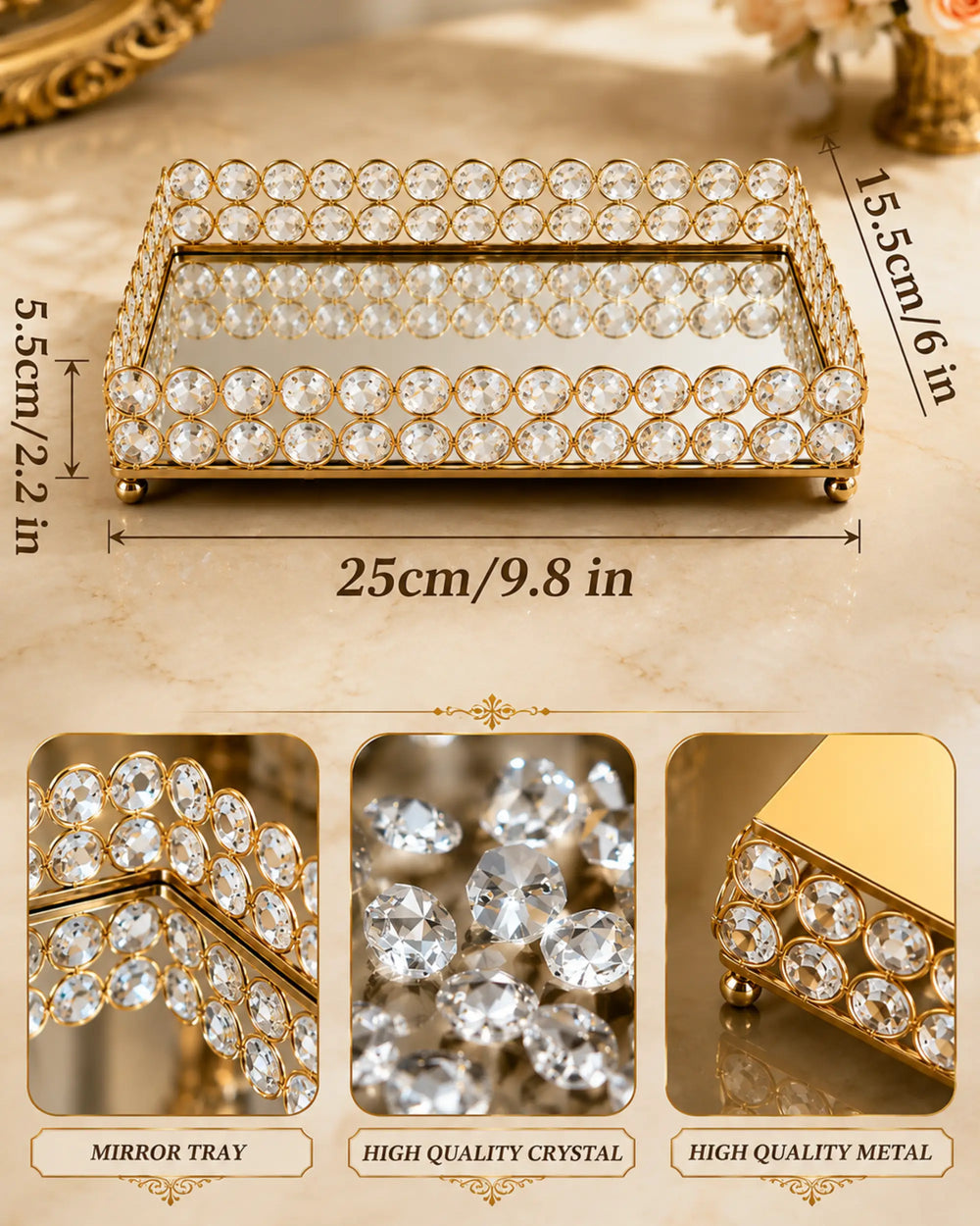 Luma Crystal Vanity Tray