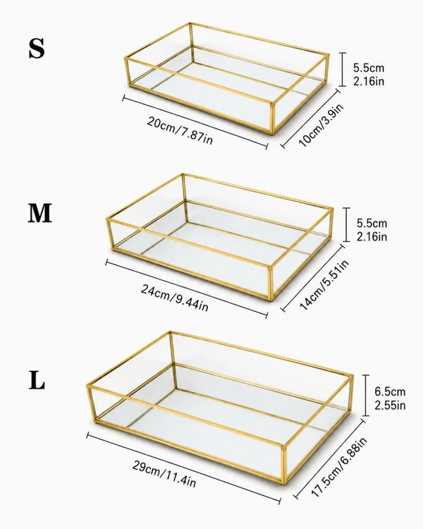 The Safi Mirrored Tray